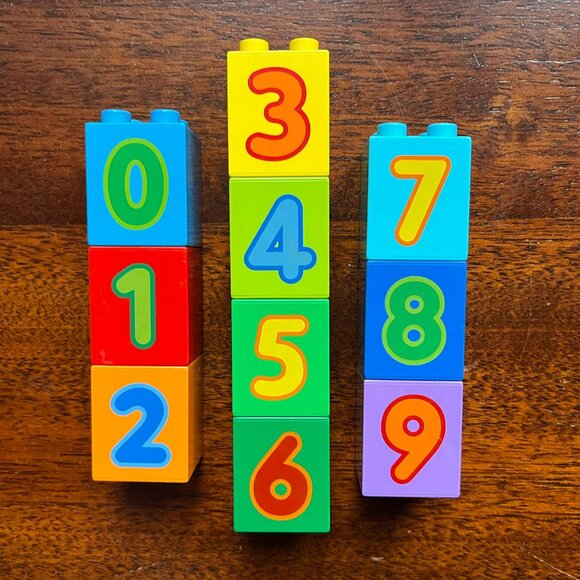 Duplo number blocks 0-9 - Picture 1 of 6
